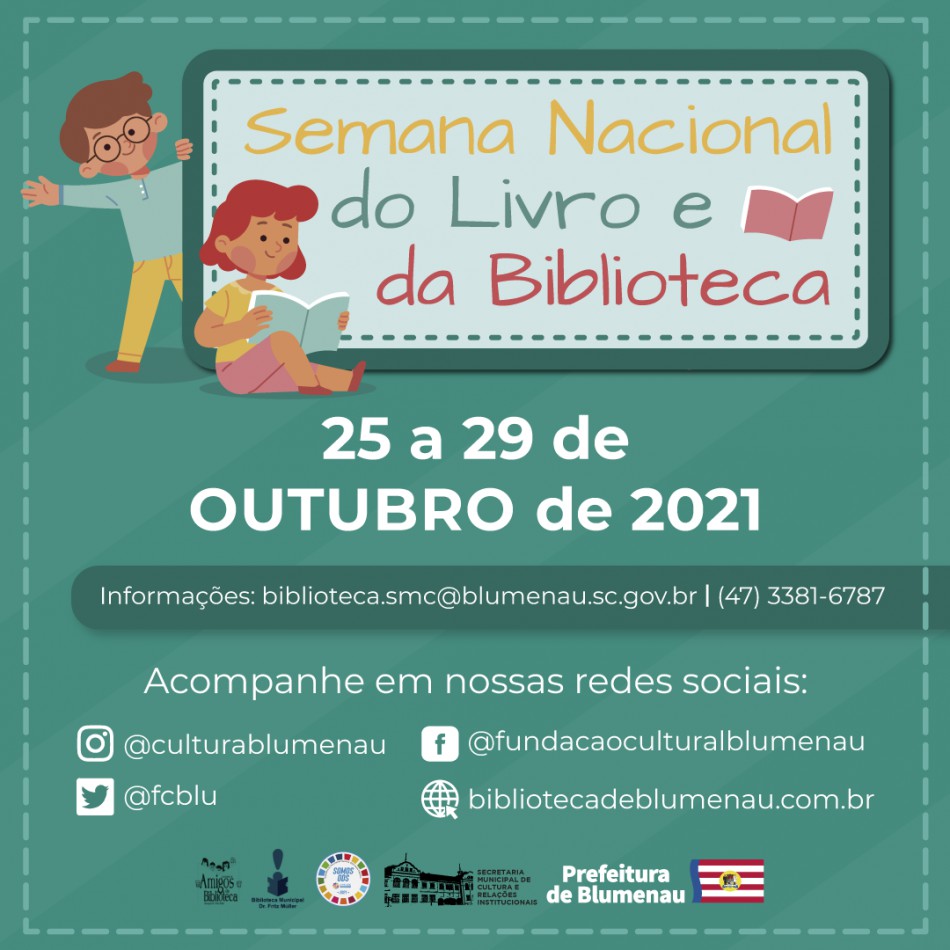 Biblioteca promove atividades especiais na Semana do Livro