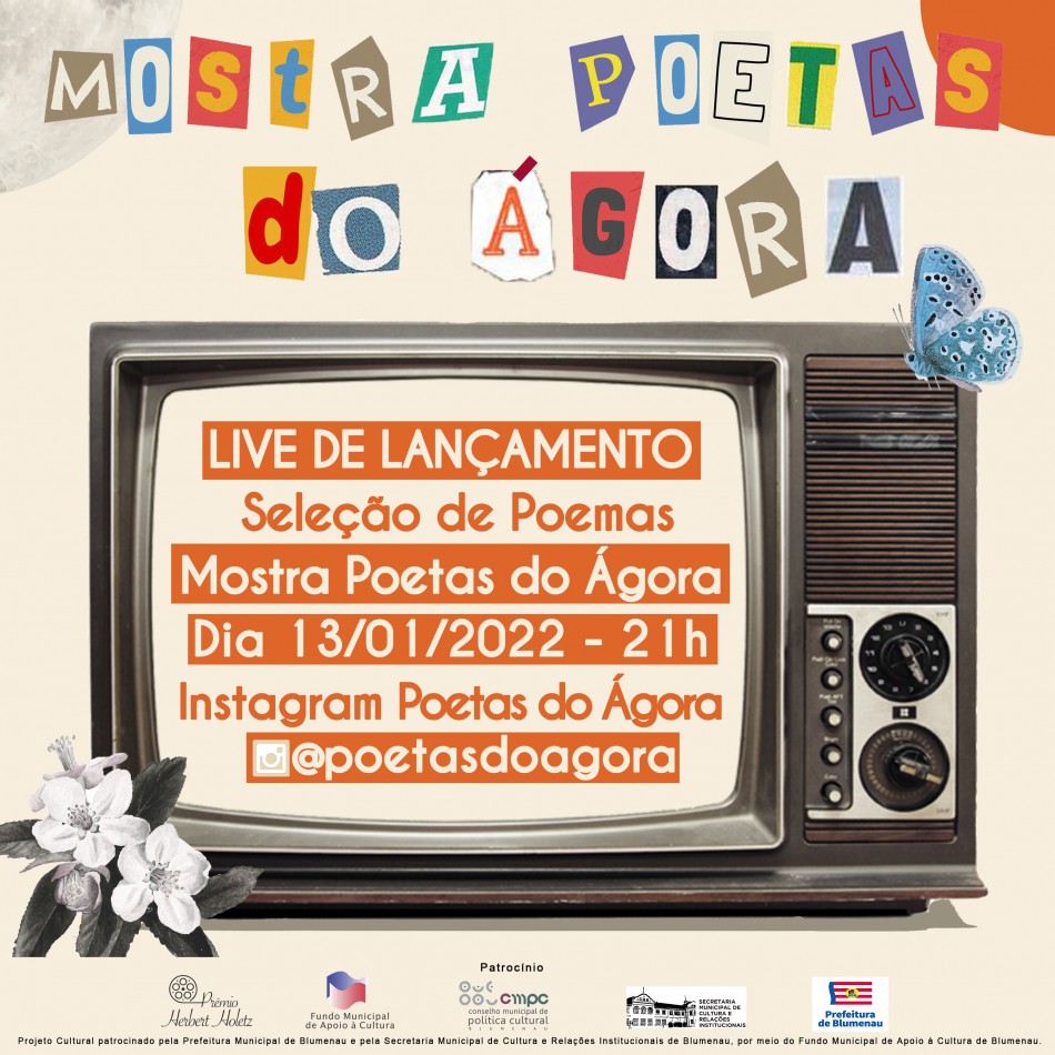 Poetas do Ágora selecionam poemas para mostra online