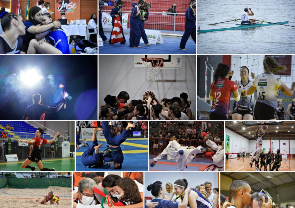 Imagens que marcaram a conquista dos Jogos Abertos de Santa Catarina por Blumenau