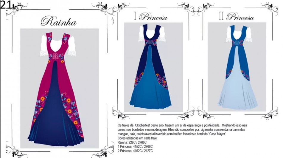 Conheça o traje oficial da Realeza da 37ª Oktoberfest Blumenau