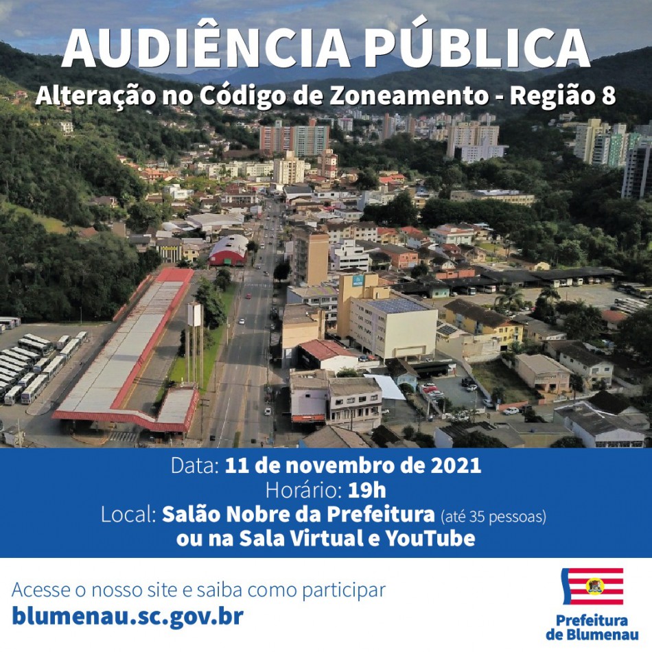 Audiência Pública sobre alteração do código de zoneamento da Região Administrativa nº 8