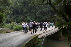 Caminhada das Nascentes reúne ciclistas e pedestres em passeio pela região da Nova Rússia