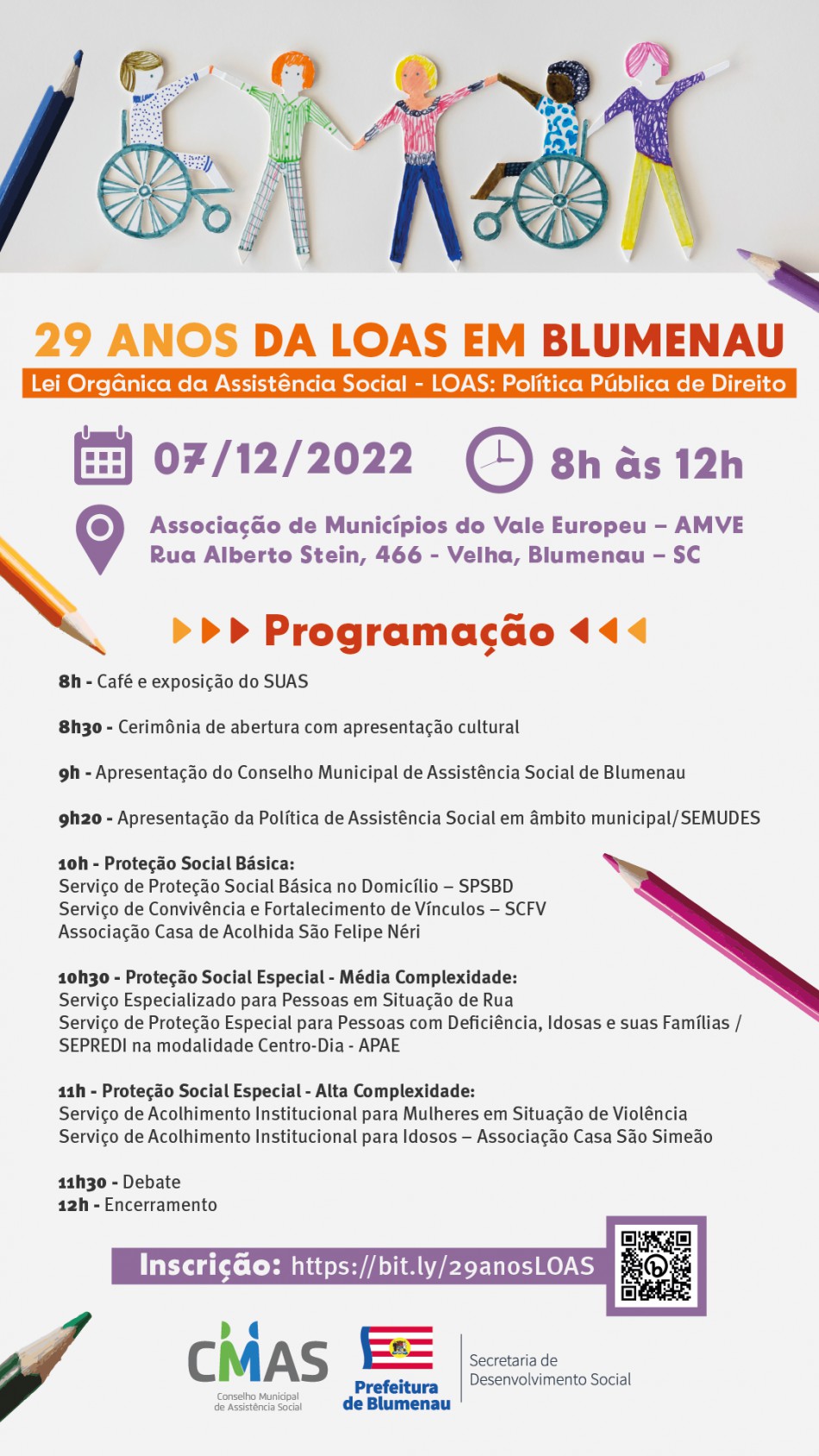 Aniversário da Lei Orgânica da Assistência Social é marcada por seminário e programação especial