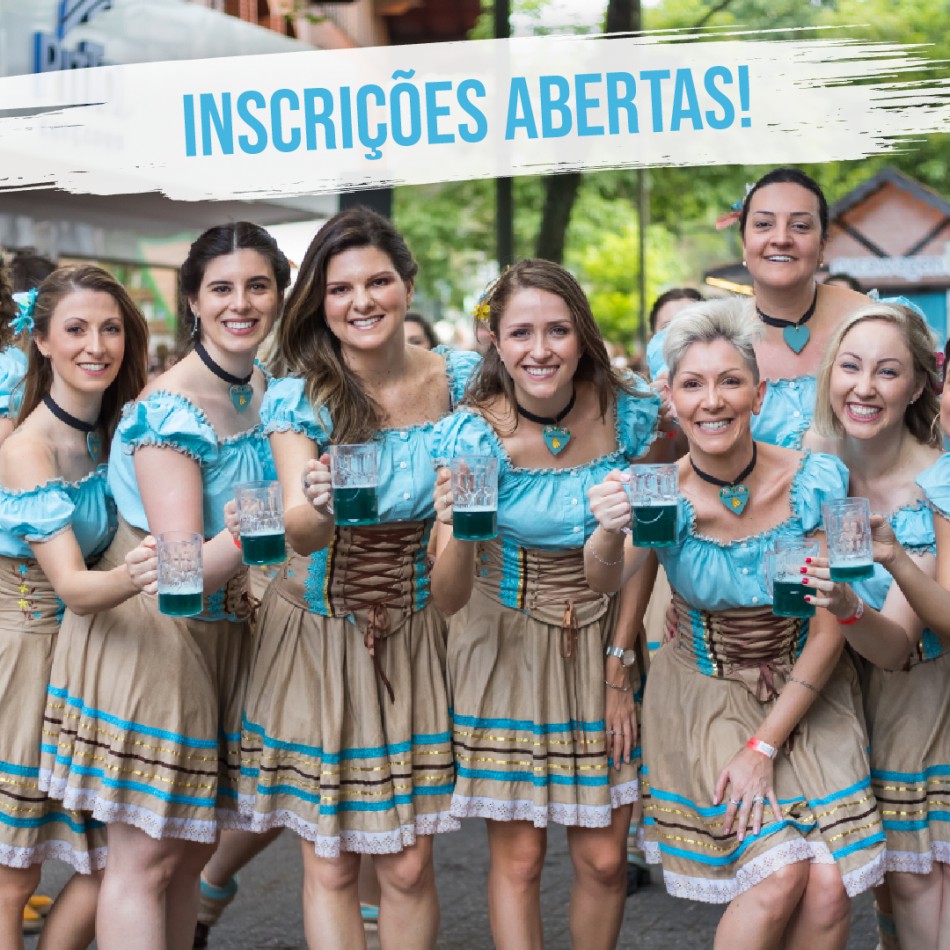 Saiba como se inscrever para participar dos desfiles da Oktoberfest