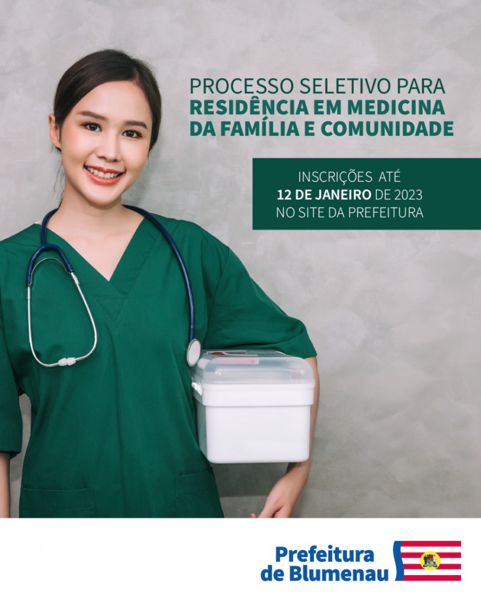 Processo seletivo de residência em medicina de família e comunidade segue com inscrições abertas