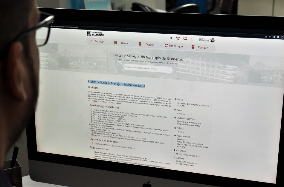 Projetos de QDS - Quota de Drenagem Sustentável migram para o processo digital
