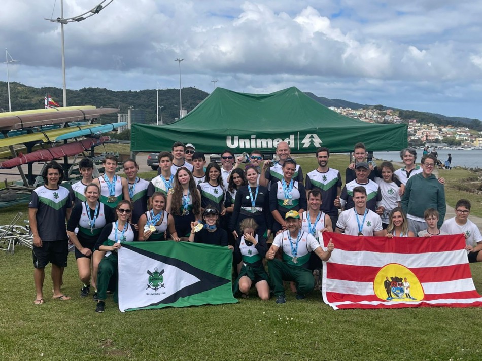 Remo de Blumenau Conquista nove medalhas na terceira Etapa do Campeonato Estadual 2022