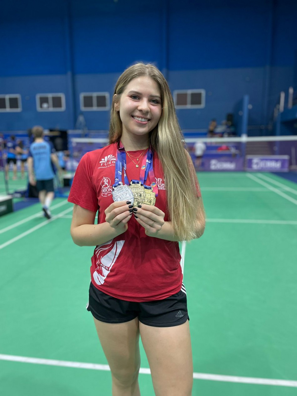 Bianca Lima se destaca na V Etapa do Campeonato Nacional Badminton - Top 16
