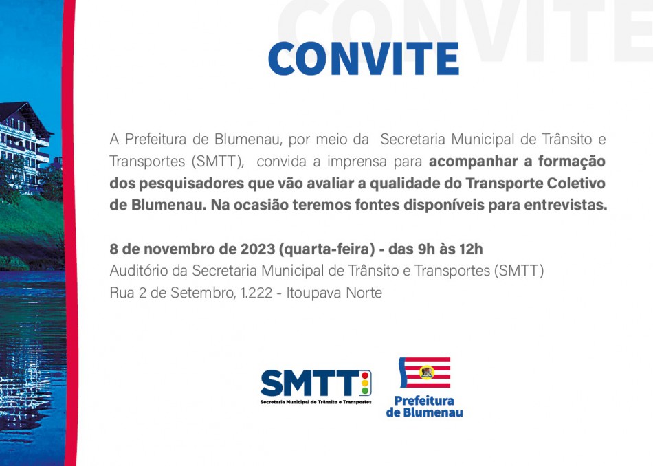 Pesquisa avalia a qualidade do transporte coletivo de Blumenau