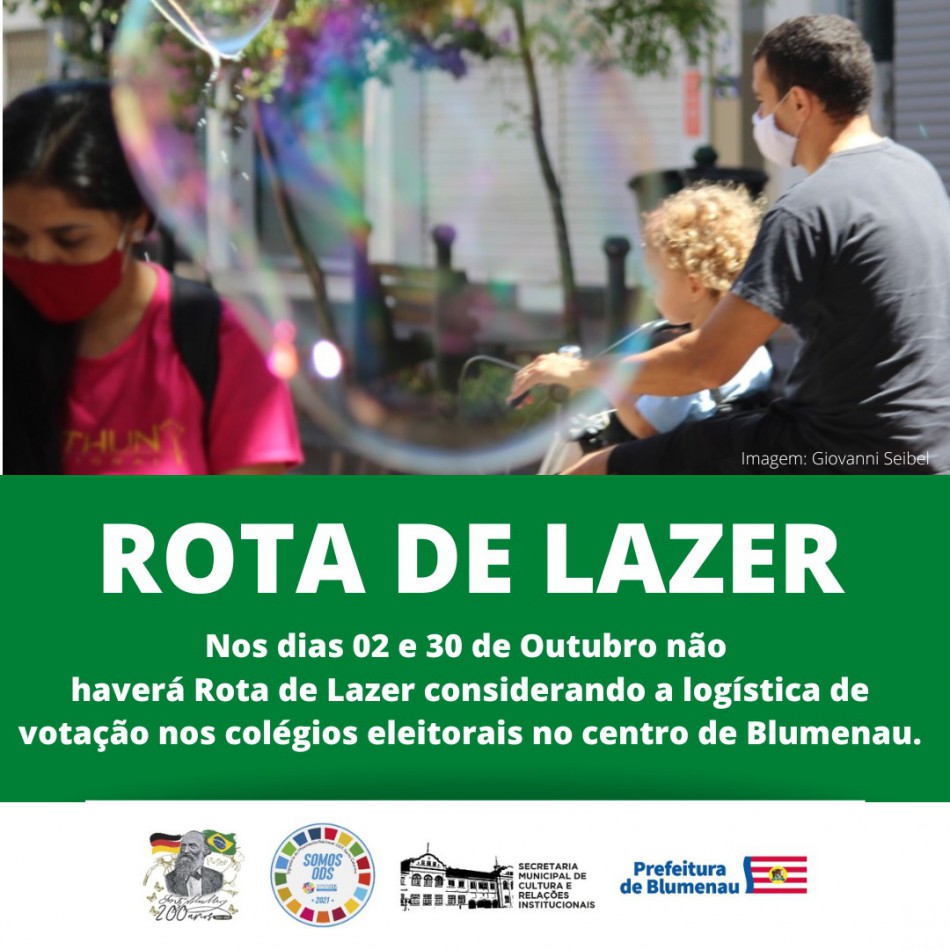 Prefeitura suspende Rota de Lazer durante a eleição