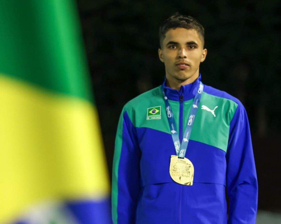 Paulo Henrique Ribeiro é medalha de ouro no Campeonato Sul-Americano sub 23 de Atletismo