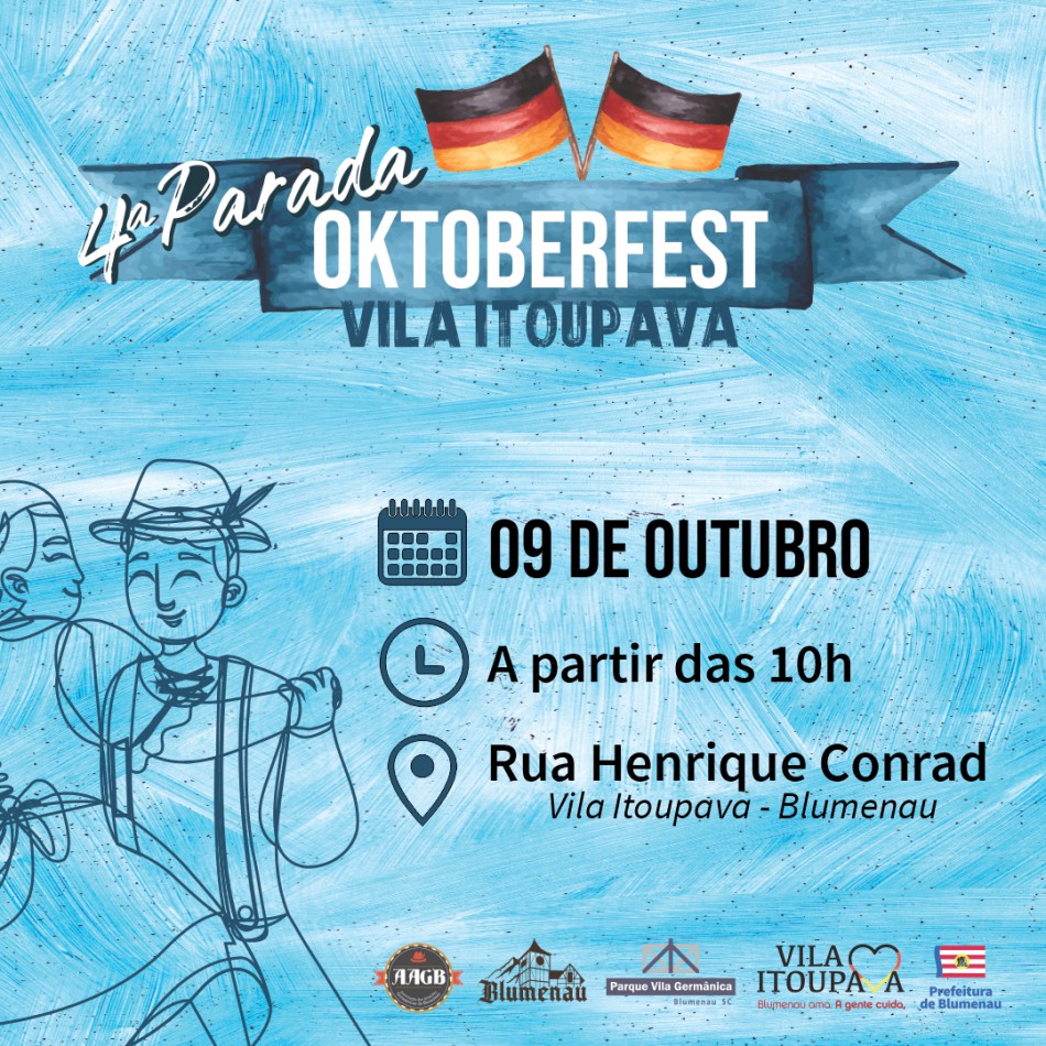 Vila Itoupava receberá desfile da Oktoberfest neste domingo, 9