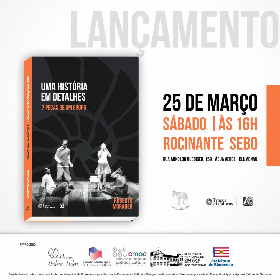 Livro conta a história do Grupo Detalhe de Teatro