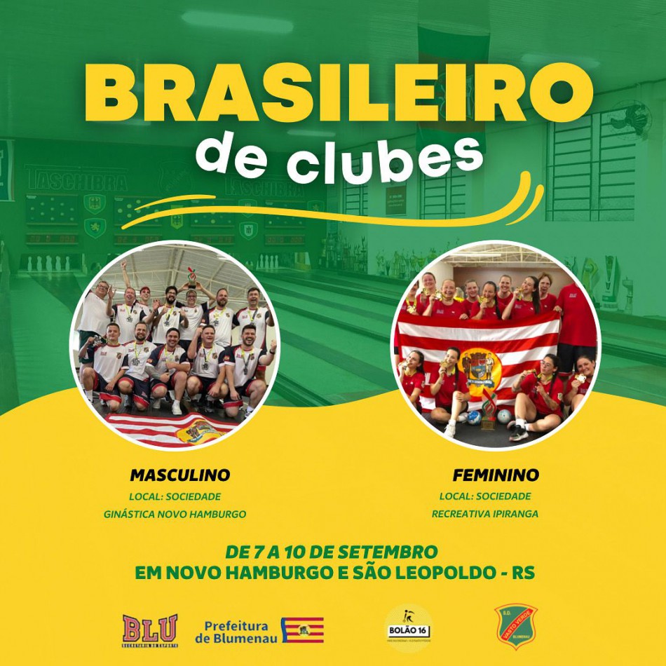 Bolão 16 de Blumenau participa da Taça Brasil de Clubes