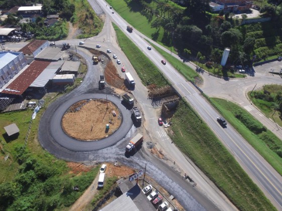 Linha 603 - Tribess segue com itinerário alterado por conta das obras na BR-470