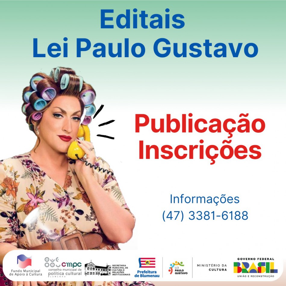 Editais da Lei Paulo Gustavo recebem 112 inscrições