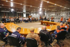 Evento no Salão Nobre abre a programação do Julho Laranja da Defesa Civil de Blumenau