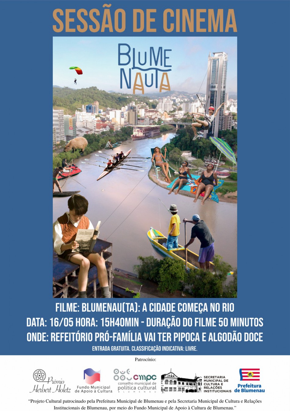 Pró-Família de Blumenau recebe o projeto 'Blumenau(ta)'