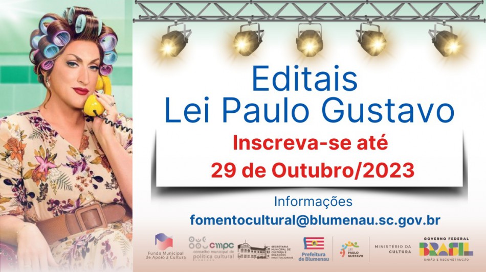 Cultura amplia prazo para inscrições nos editais da Lei Paulo Gustavo