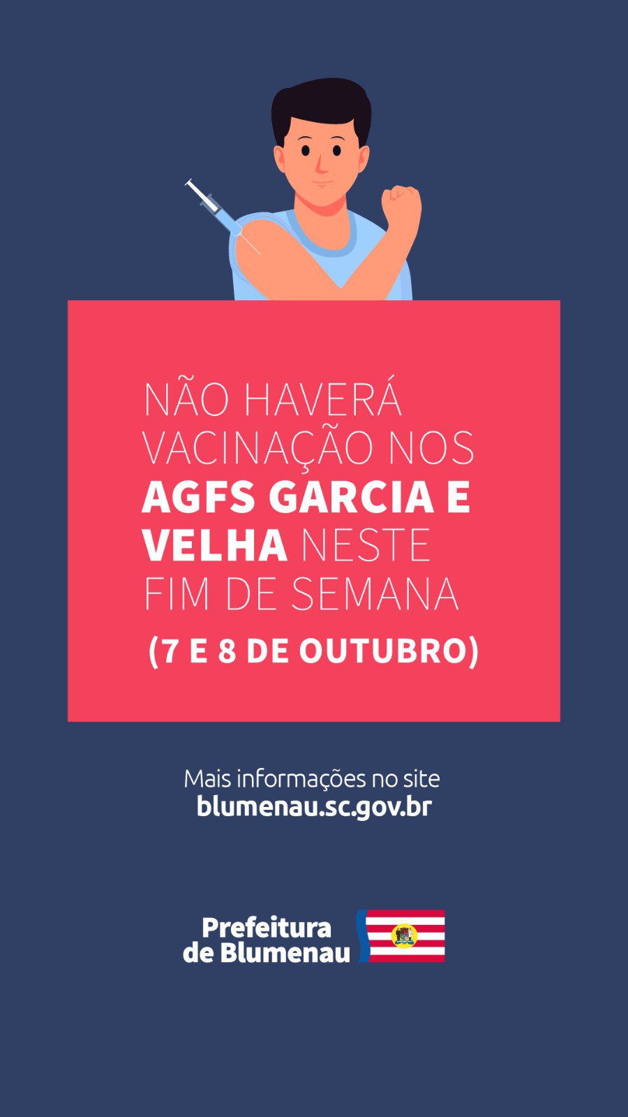 Secretaria de Saúde mantém os AGFs Garcia e Velha abertos neste fim de semana