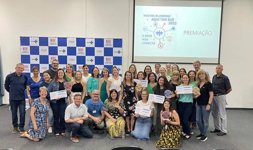 Mostra Blumenau 2022 premia experiências que contribuíram para a conexão em rede da atividade do SUS