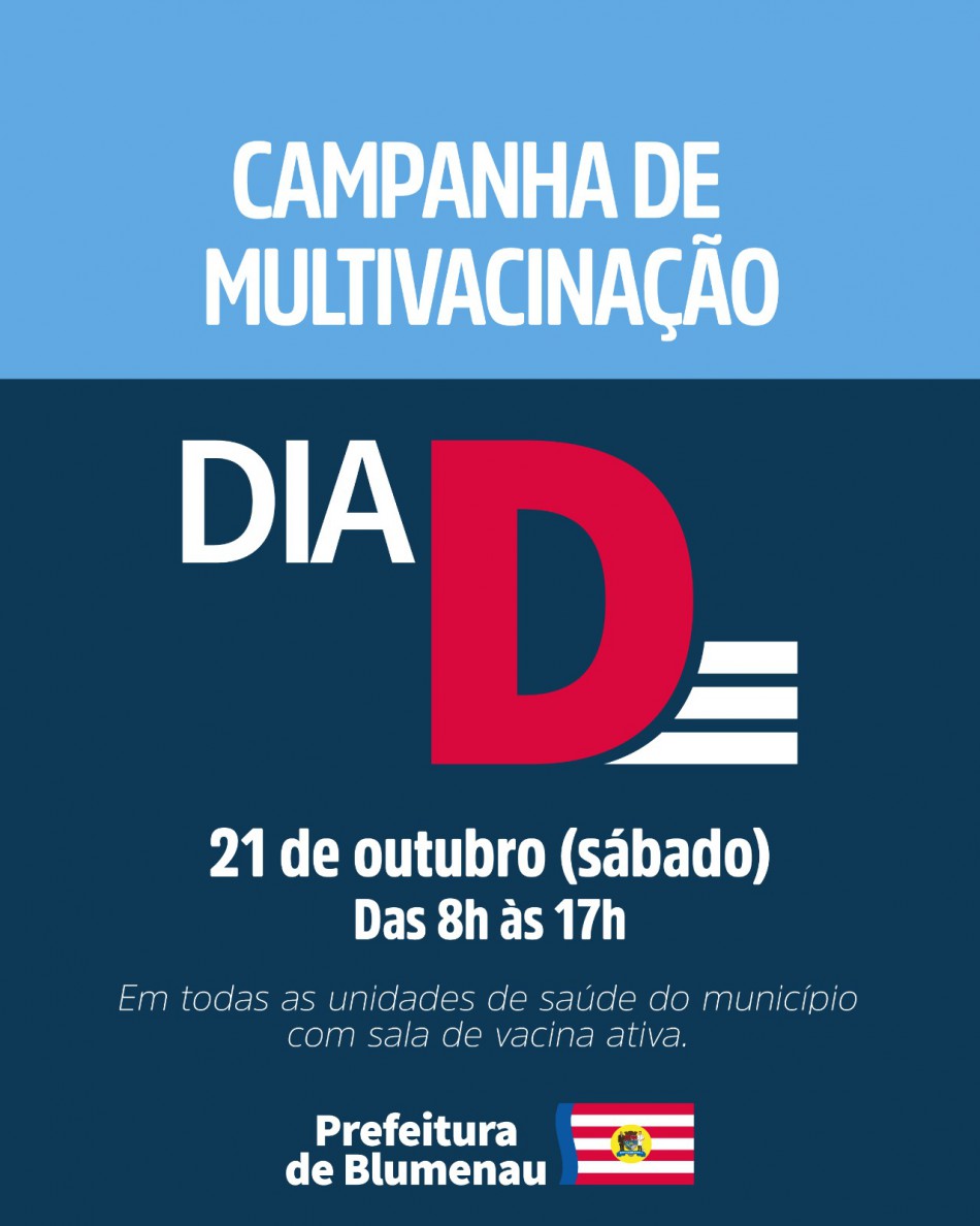 'Dia D' de multivacinação acontece neste sábado, dia 21