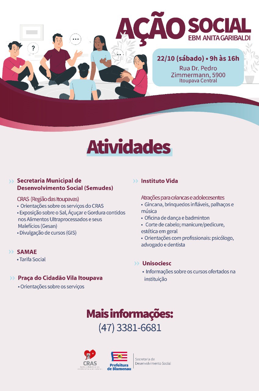 Prefeitura promove ação social na EBM Anita Garibaldi
