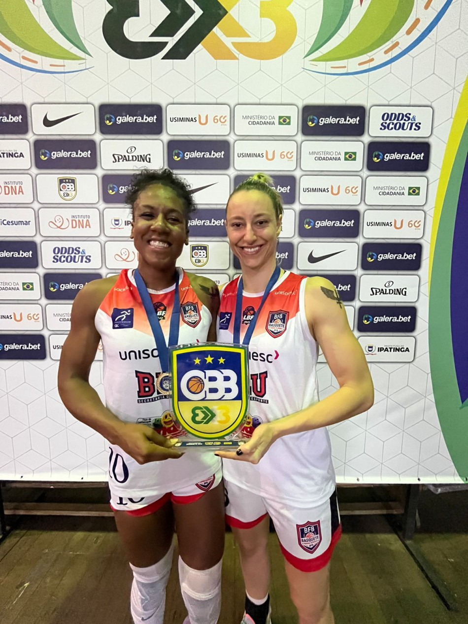 Luana Batista e Leila Zabani foram convocadas para a Seleção Brasileira de Basquete 3x3