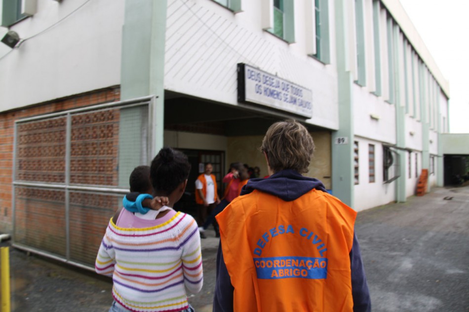 Defesa Civil orienta sobre ativação de abrigos em Blumenau