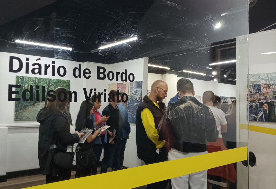 Vídeo destaca a exposição Diário de Bordo
