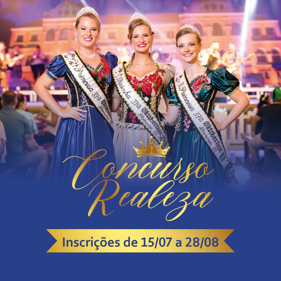 Começam as inscrições para o concurso da Realeza da 38ª Oktoberfest