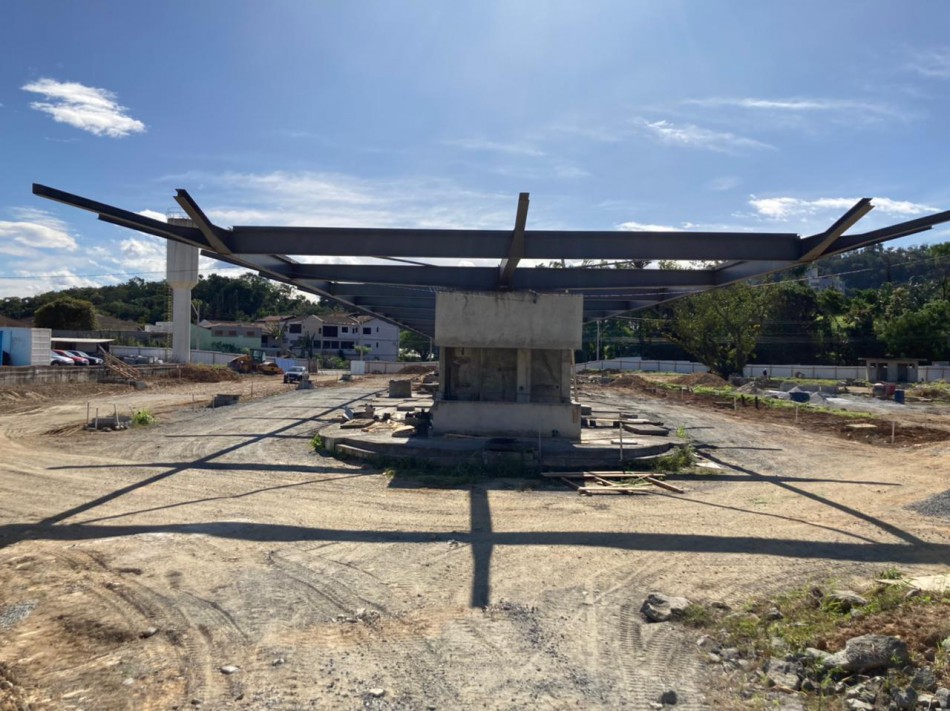 Construção do Terminal Oeste avança com simultâneas frentes de trabalho 