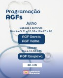 AGFs Garcia, Velha e Itoupava seguem abertos nos fins de semana de julho