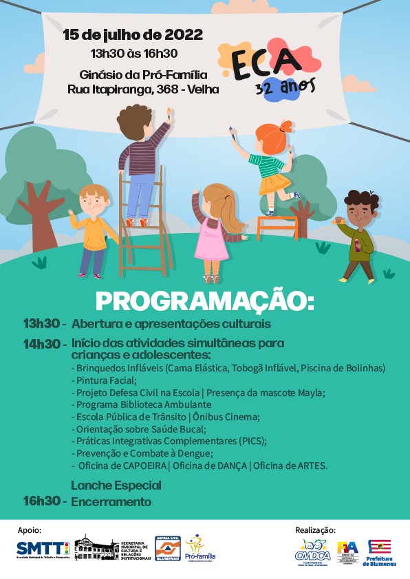 Prefeitura comemora 32 anos do Estatuto da Criança e do Adolescente