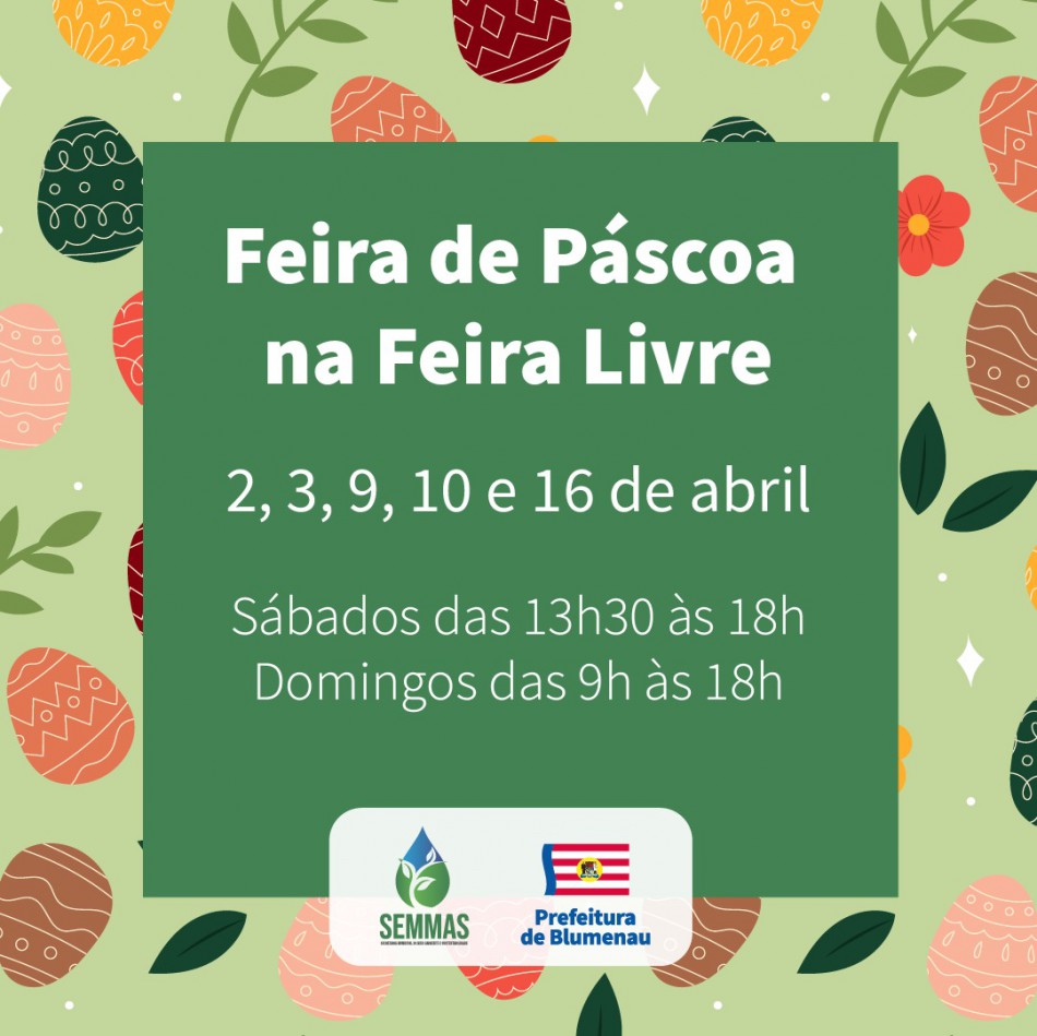 Semmas promove em abril a Feira de Páscoa