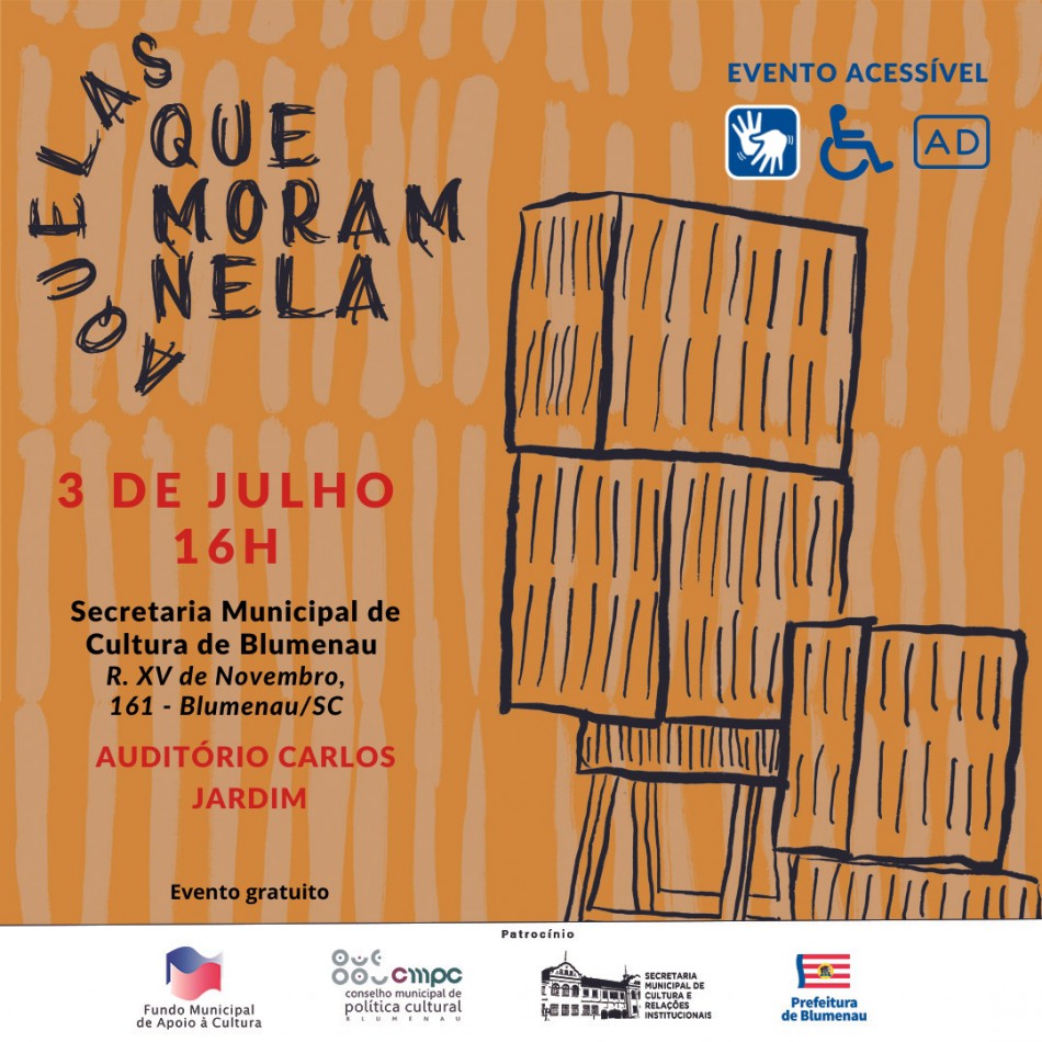 Auditório Carlos Jardim recebe a peça de teatro "Aquelas Que Moram Nela"
