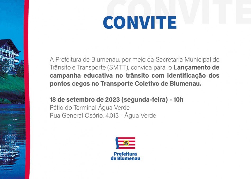 SMTT lança campanha educativa no trânsito para identificação dos pontos cegos do Transporte Coletivo