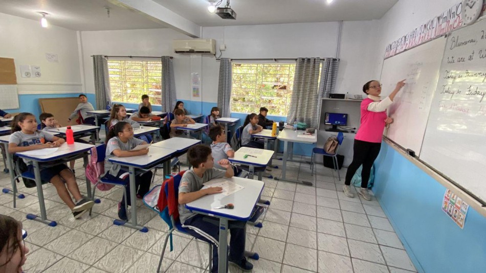 Estudantes de Blumenau participam de treinamento para a Olimpíada Brasileira de Matemática Mirim