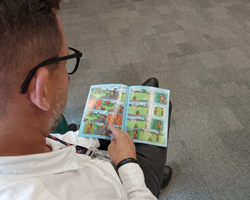 Semudes e Cruz Azul do Brasil apresentam projeto de Revistas em quadrinhos "Juninho e sua turma"