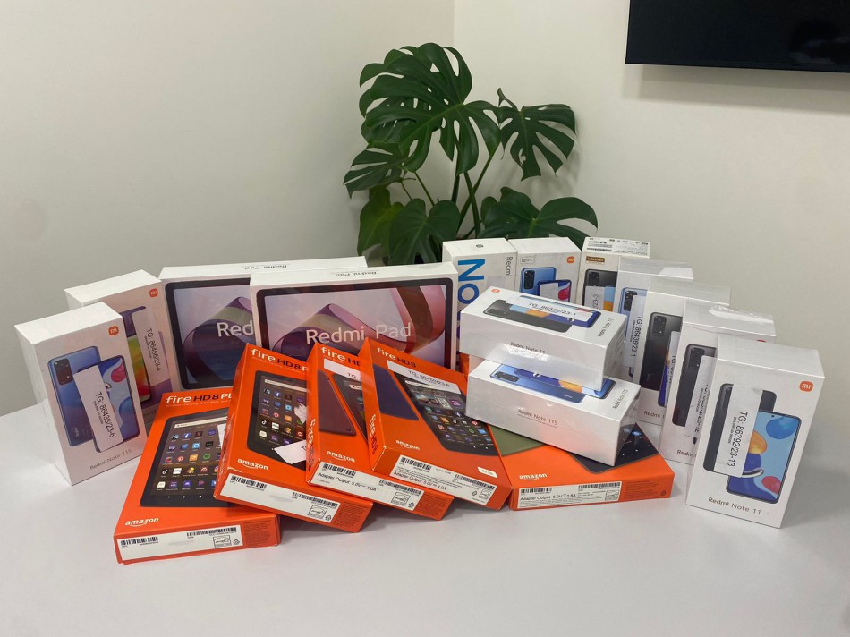 Prefeitura recebe doação de tablets e celulares da Receita Federal