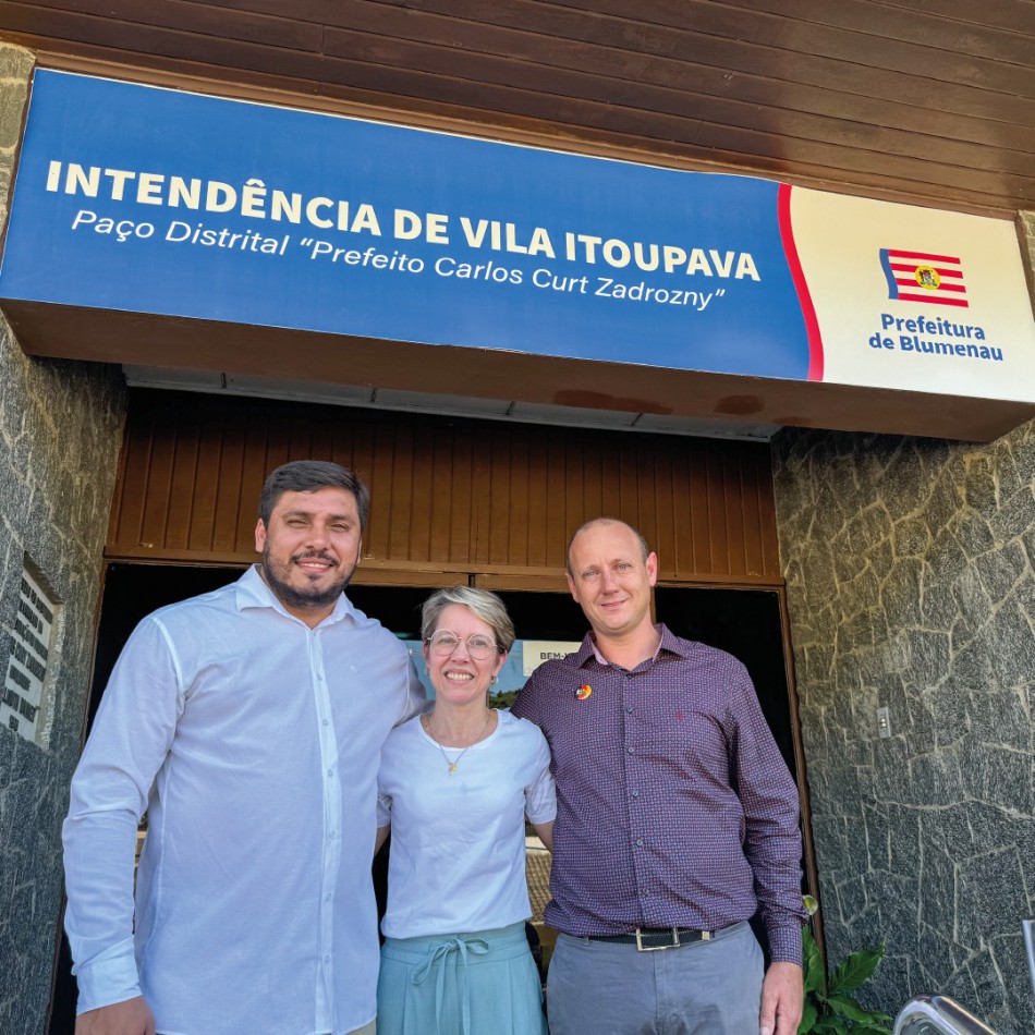Valmor Canal assume a Intendência Distrital de Vila Itoupava
