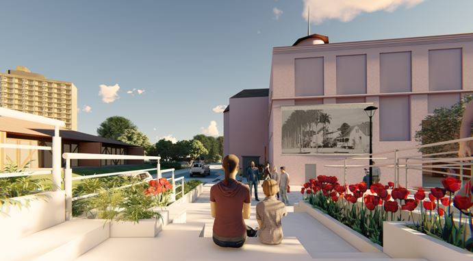 Construção da Praça das Rosas está 95% concluída