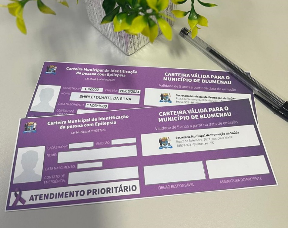 Secretaria de Saúde passa a emitir carteira de identificação da pessoa com epilepsia