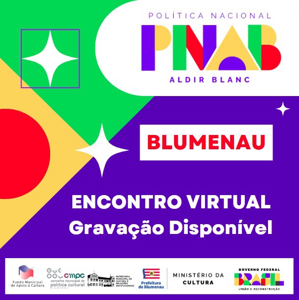 Blumenau encerra consulta pública sobre Lei Aldir Blanc