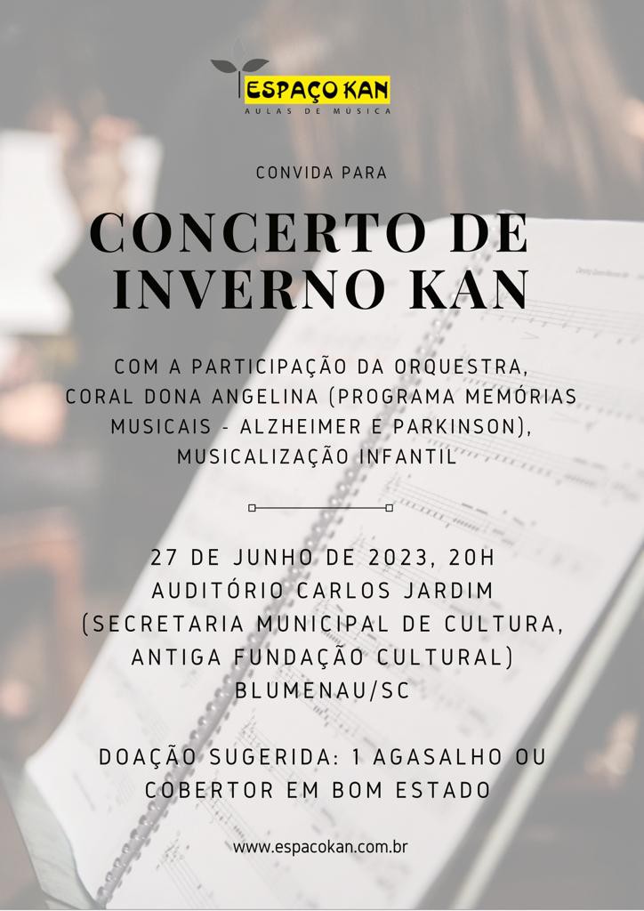 Espaço Kan celebra 27 anos de atuação em Blumenau