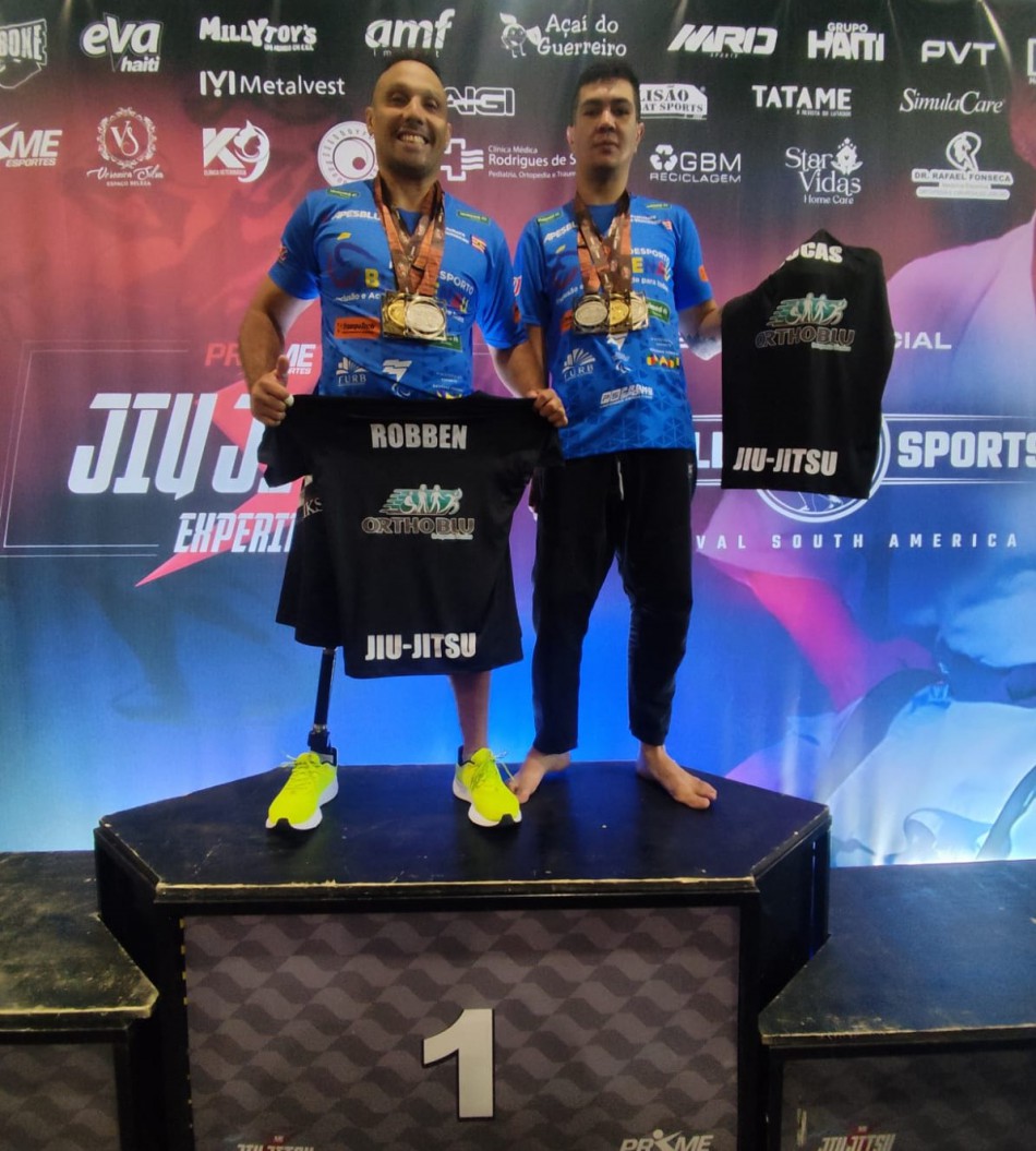 Paratletas de Blumenau são medalhistas no Campeonato Brasileiro de Jiu-Jitsu Adaptado