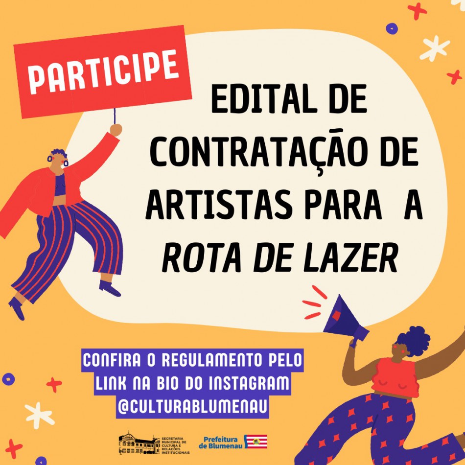 Rota de Lazer abre credenciamento para artistas