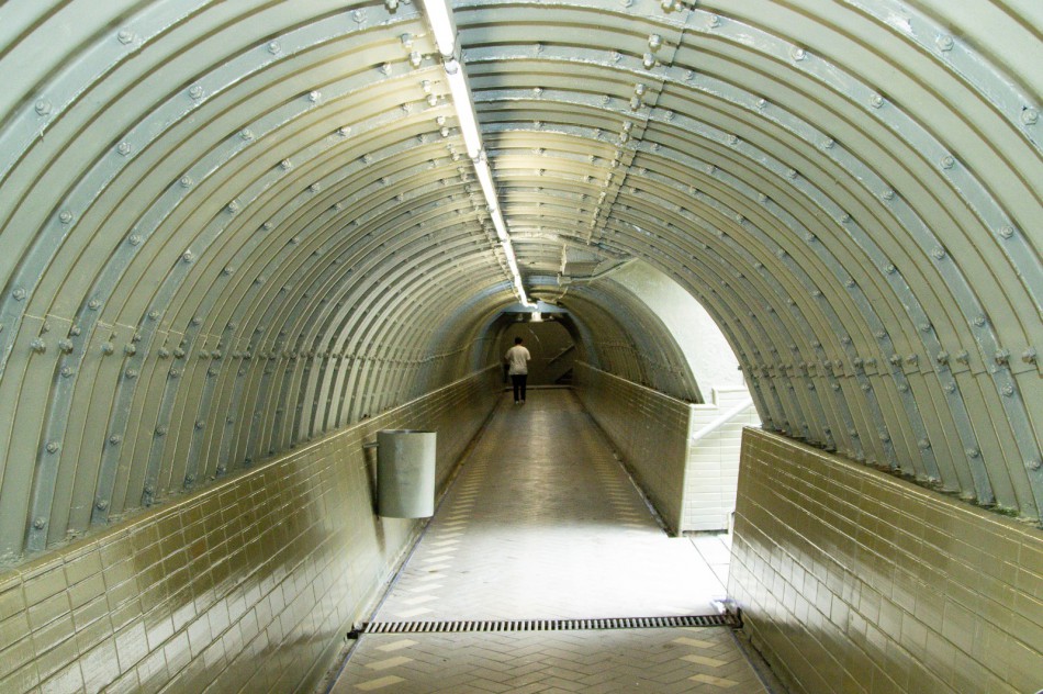 Manutenção do túnel de pedestres da Rua 7 de Setembro é concluída e espaço ganha câmeras de monitoramento