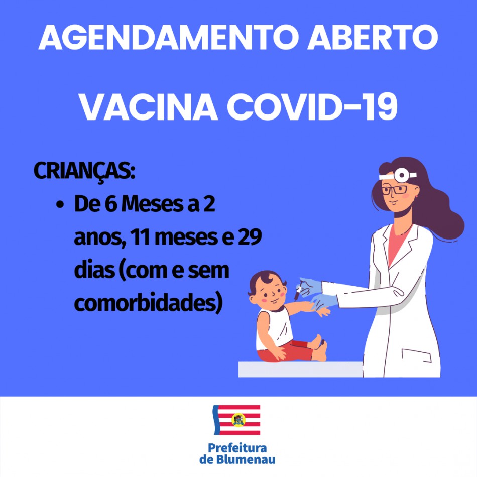Blumenau amplia a vacinação em crianças