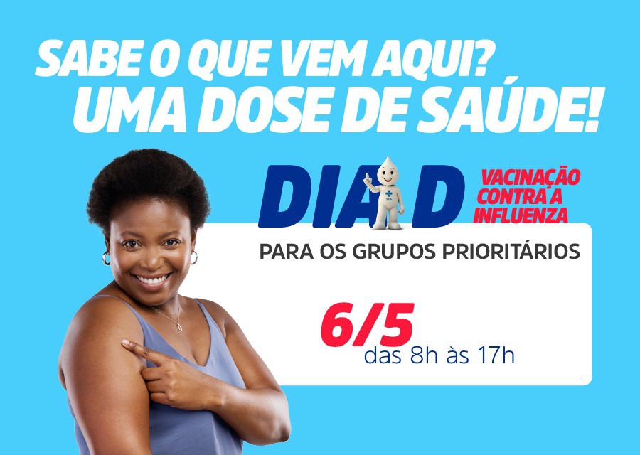 Blumenau realiza Dia D de vacinação contra a Influenza neste sábado, 6 de maio